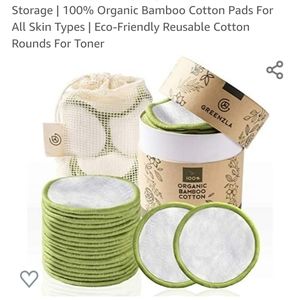 Bamboo Cotton Reuseable Pads